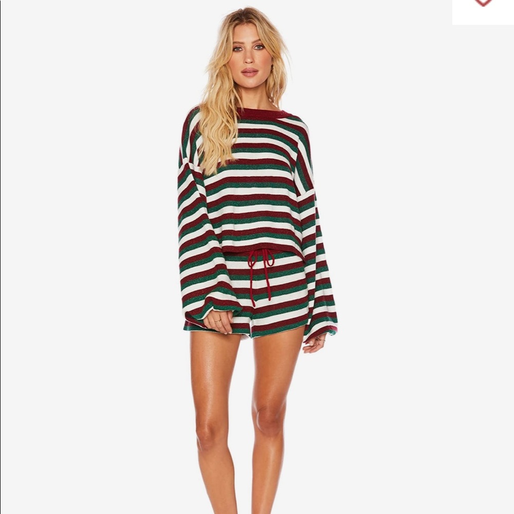 Beach Riot Ava Sweater Striped
